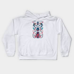 Iznik Tile Arts - Teal Kids Hoodie